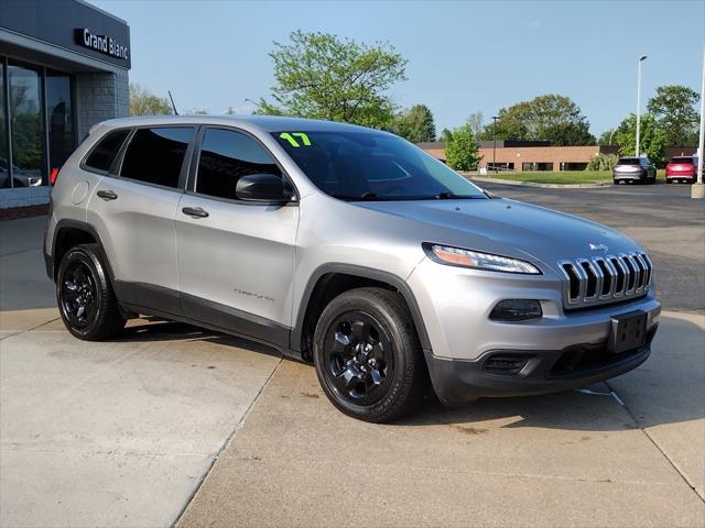 used 2017 Jeep Cherokee car, priced at $13,000