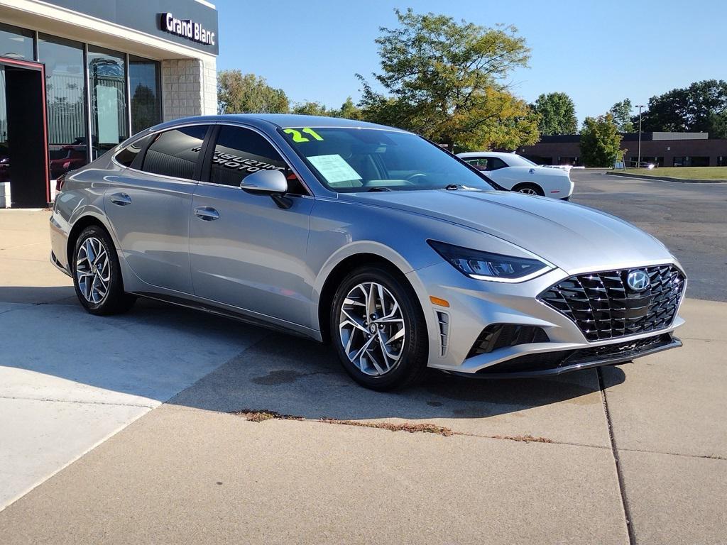 used 2021 Hyundai Sonata car, priced at $17,500