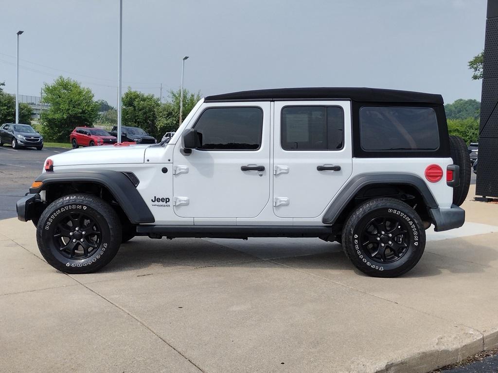 used 2021 Jeep Wrangler car, priced at $21,000