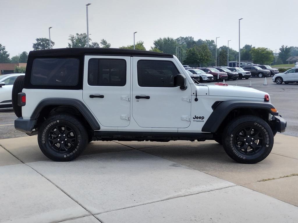 used 2021 Jeep Wrangler car, priced at $21,000