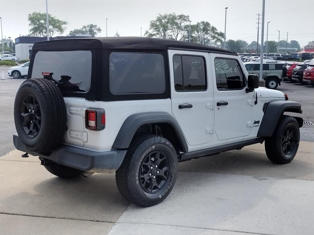 used 2021 Jeep Wrangler car, priced at $21,000