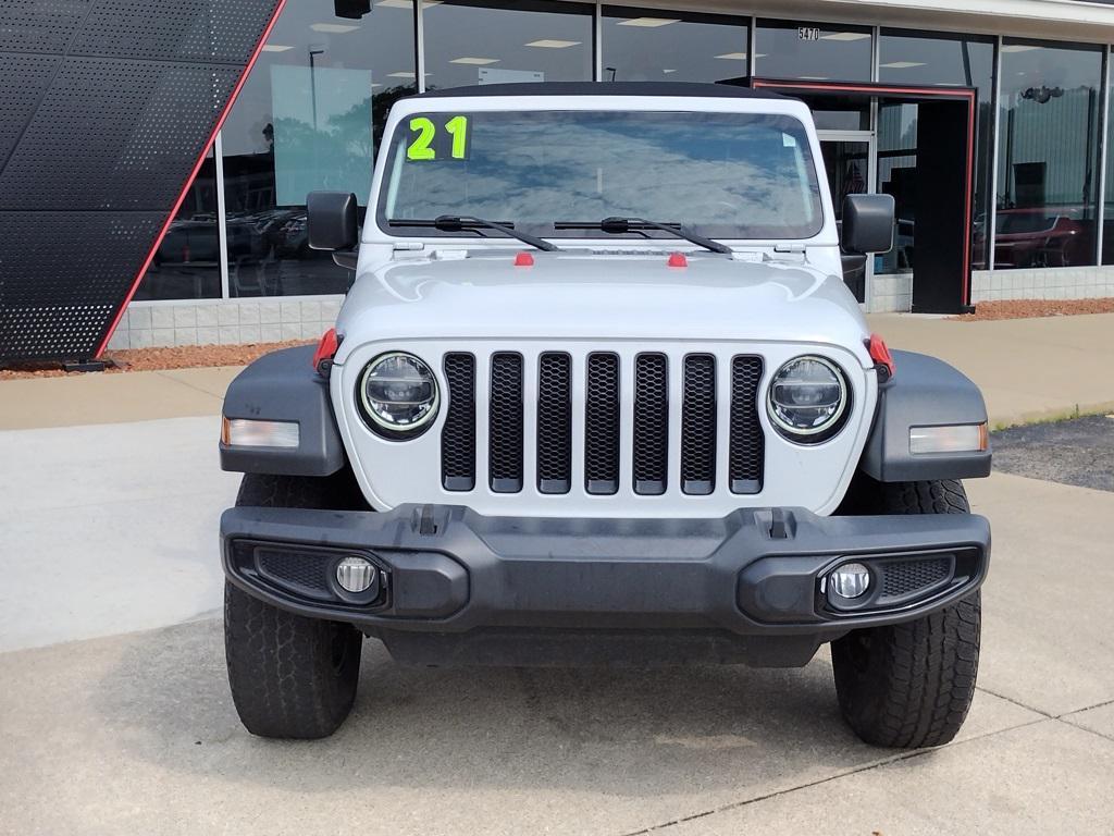 used 2021 Jeep Wrangler car, priced at $21,000