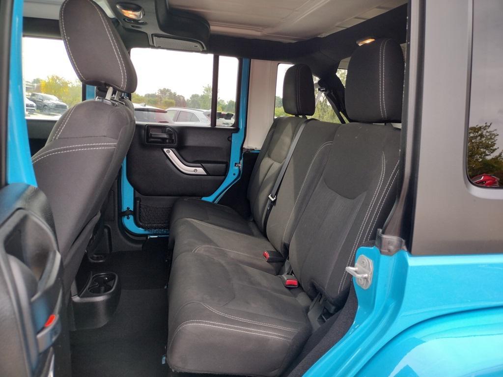used 2017 Jeep Wrangler Unlimited car, priced at $14,500