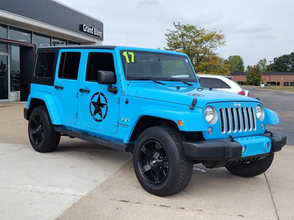 used 2017 Jeep Wrangler Unlimited car, priced at $14,500