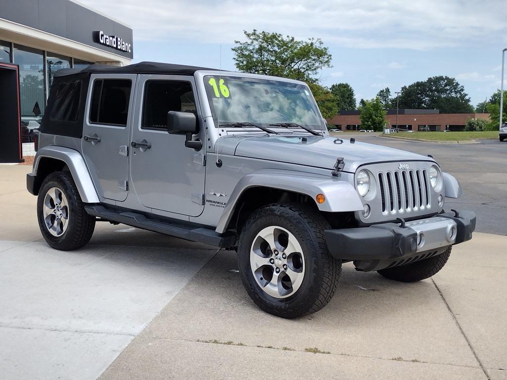 used 2016 Jeep Wrangler Unlimited car, priced at $17,000