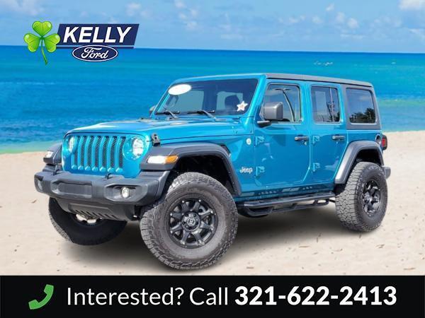 used 2019 Jeep Wrangler Unlimited car, priced at $25,887