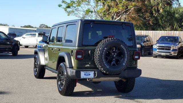 used 2021 Jeep Wrangler Unlimited car, priced at $27,507