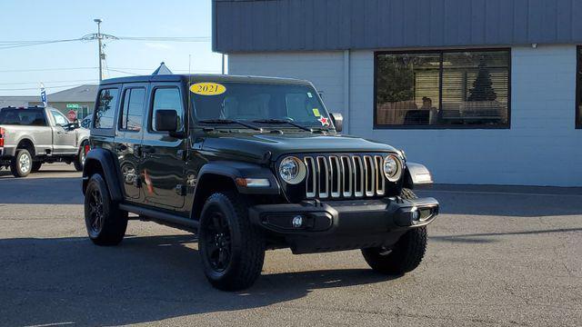 used 2021 Jeep Wrangler Unlimited car, priced at $27,507