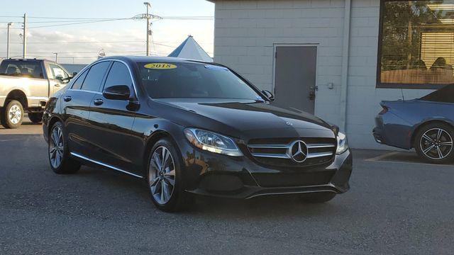 used 2018 Mercedes-Benz C-Class car, priced at $19,553