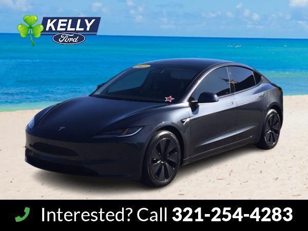 used 2025 Tesla Model 3 car, priced at $36,985