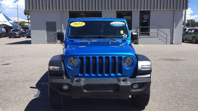 used 2023 Jeep Wrangler car, priced at $27,385
