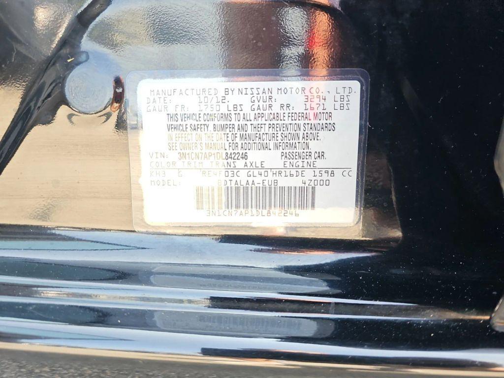 used 2013 Nissan Versa car, priced at $5,799