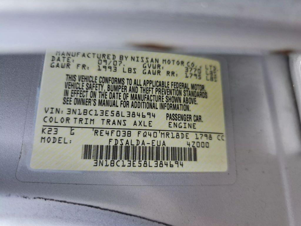 used 2008 Nissan Versa car, priced at $4,999