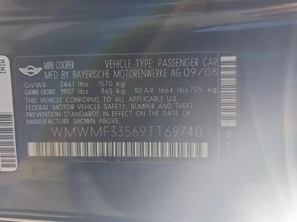 used 2009 MINI Cooper car, priced at $3,999