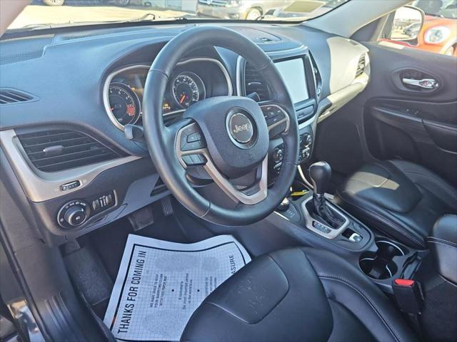 used 2015 Jeep Cherokee car, priced at $13,499