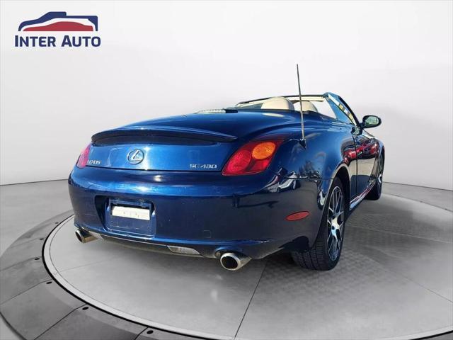 used 2002 Lexus SC 430 car, priced at $13,999