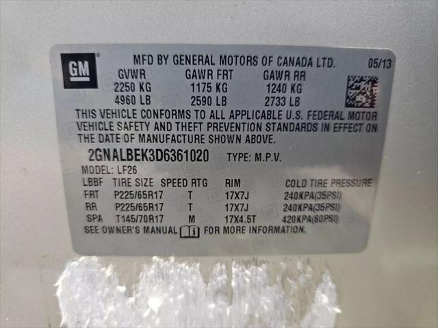 used 2013 Chevrolet Equinox car, priced at $6,499