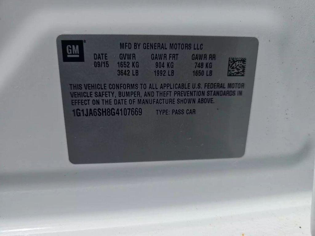used 2016 Chevrolet Sonic car, priced at $6,499