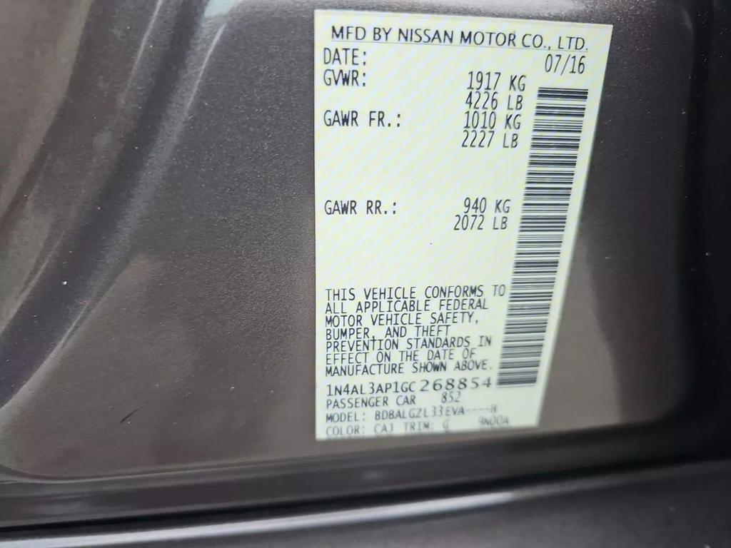 used 2016 Nissan Altima car, priced at $6,999