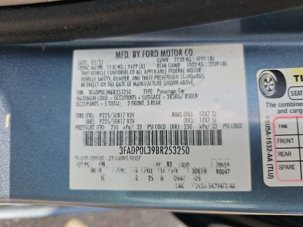 used 2011 Ford Fusion Hybrid car, priced at $6,899