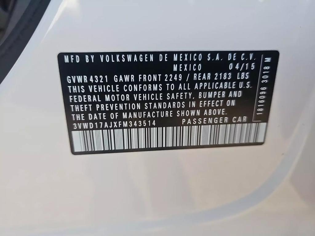 used 2015 Volkswagen Jetta car, priced at $7,899