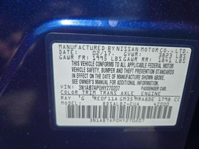 used 2017 Nissan Sentra car, priced at $7,999