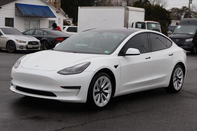 used 2021 Tesla Model 3 car, priced at $19,995