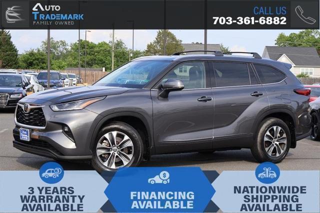 used 2021 Toyota Highlander car, priced at $34,995