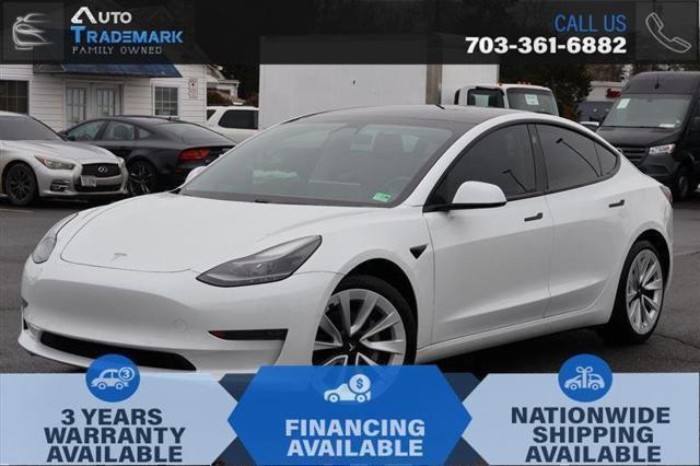 used 2021 Tesla Model 3 car, priced at $22,995