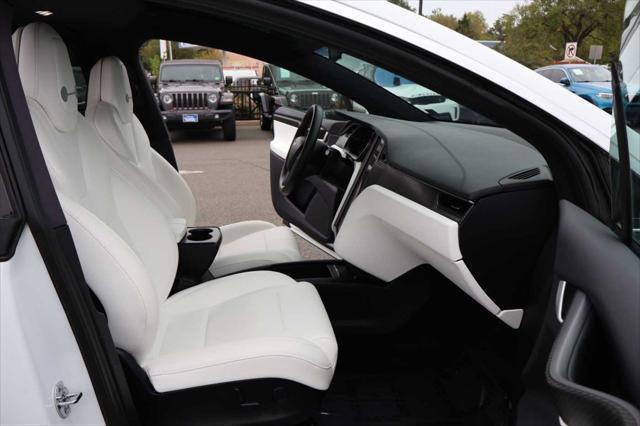 used 2018 Tesla Model X car, priced at $27,995