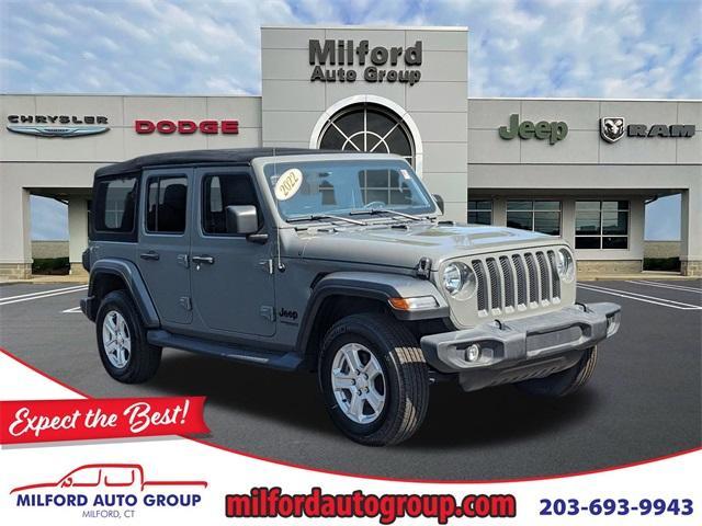 used 2022 Jeep Wrangler Unlimited car, priced at $32,599