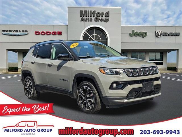 used 2022 Jeep Compass car, priced at $24,827
