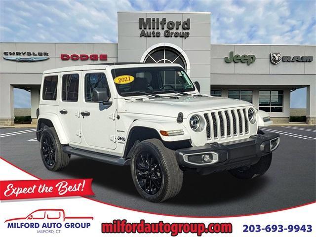 used 2021 Jeep Wrangler Unlimited 4xe car, priced at $31,799