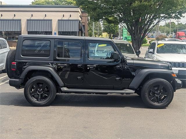 used 2022 Jeep Wrangler Unlimited car, priced at $34,999
