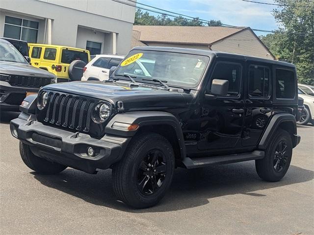 used 2022 Jeep Wrangler Unlimited car, priced at $34,999