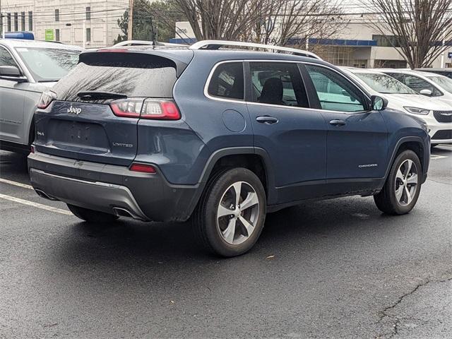 used 2021 Jeep Cherokee car, priced at $24,606