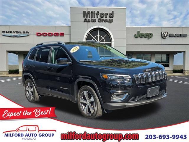 used 2021 Jeep Cherokee car, priced at $23,952