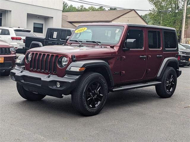 used 2021 Jeep Wrangler Unlimited car, priced at $37,999