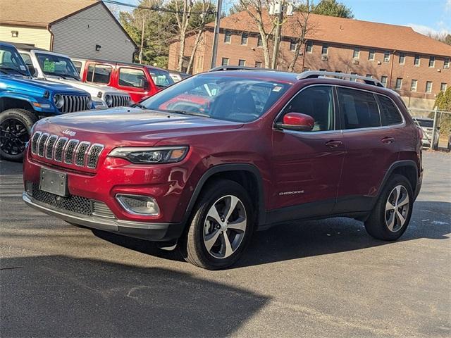 used 2021 Jeep Cherokee car, priced at $23,344