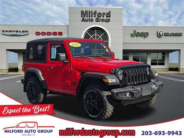 used 2021 Jeep Wrangler car, priced at $30,999