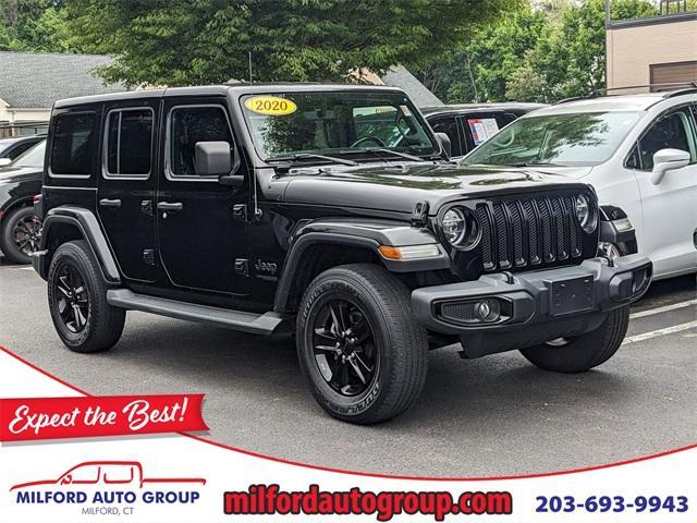 used 2020 Jeep Wrangler Unlimited car, priced at $34,984