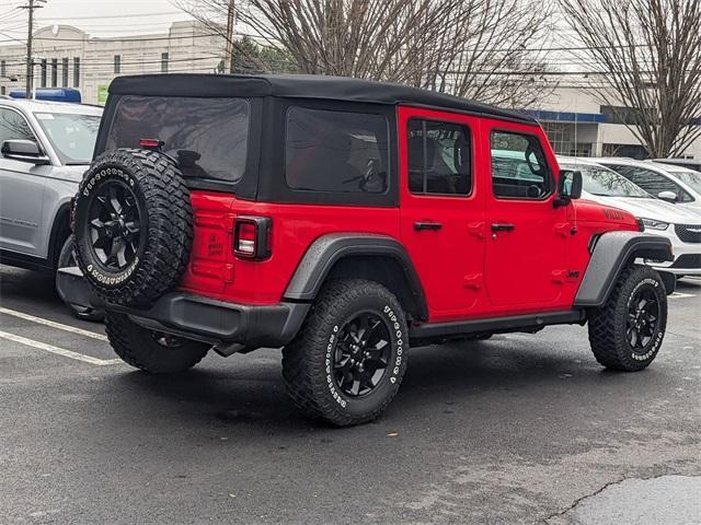 used 2021 Jeep Wrangler Unlimited car, priced at $34,999