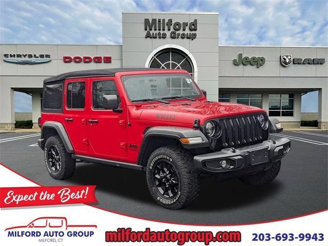 used 2021 Jeep Wrangler Unlimited car, priced at $34,999