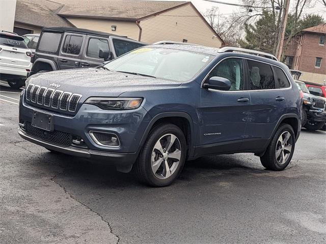 used 2021 Jeep Cherokee car, priced at $23,160