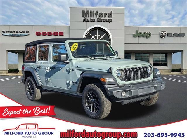 used 2024 Jeep Wrangler car, priced at $39,324