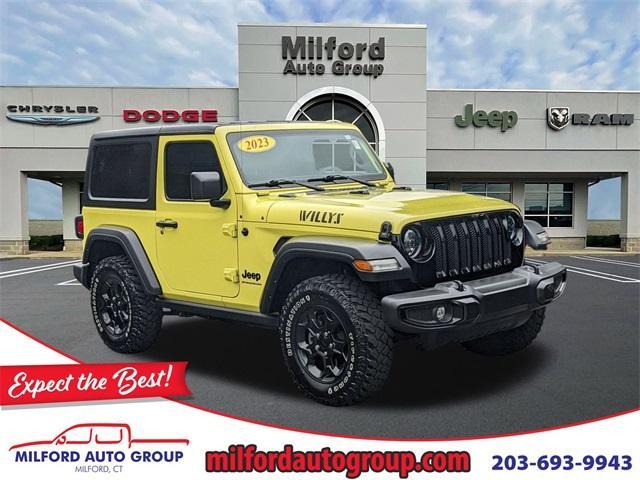 used 2023 Jeep Wrangler car, priced at $33,653