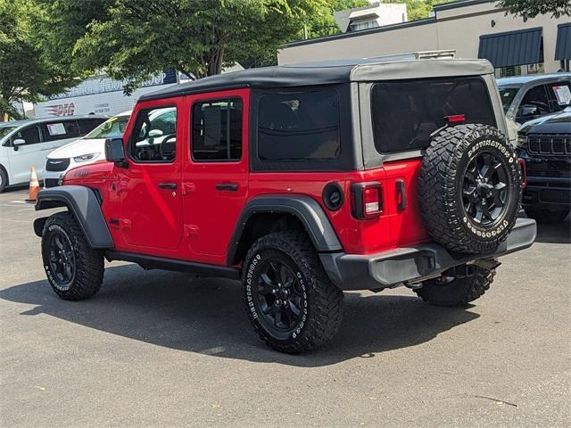 used 2022 Jeep Wrangler Unlimited car, priced at $31,848