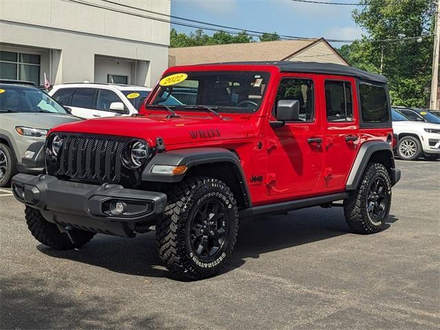 used 2022 Jeep Wrangler Unlimited car, priced at $31,848
