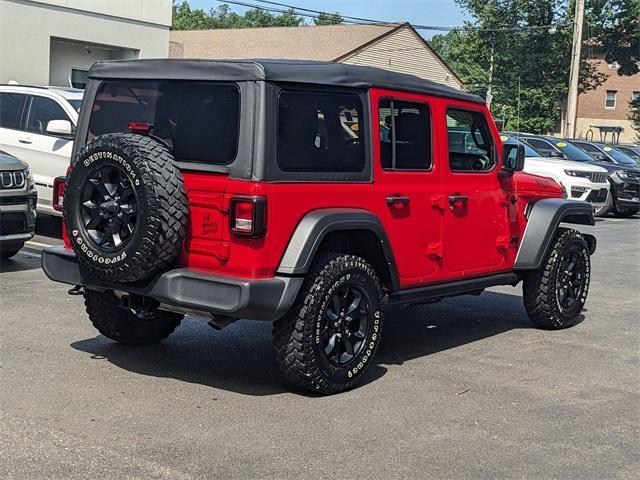 used 2022 Jeep Wrangler Unlimited car, priced at $31,848