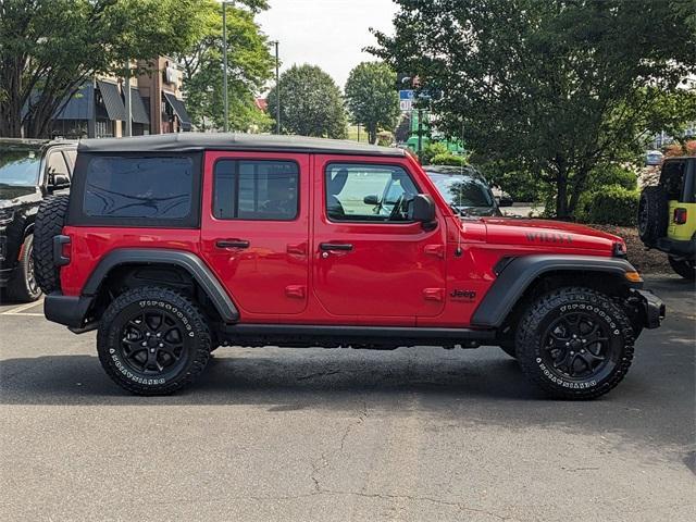 used 2022 Jeep Wrangler Unlimited car, priced at $31,848